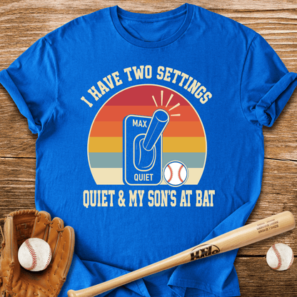 Two Settings Son's At Bat T-Shirt - HomeRun PrintsT-Shirt