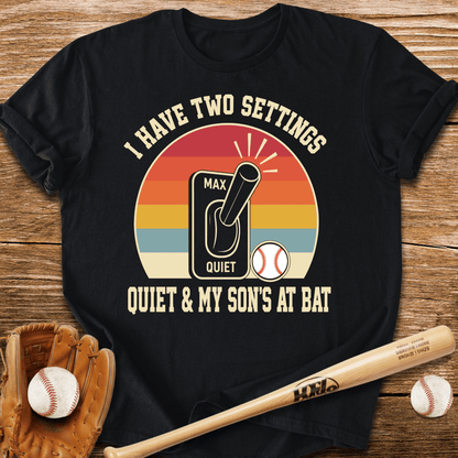 Two Settings Son's At Bat T-Shirt - HomeRun PrintsT-Shirt