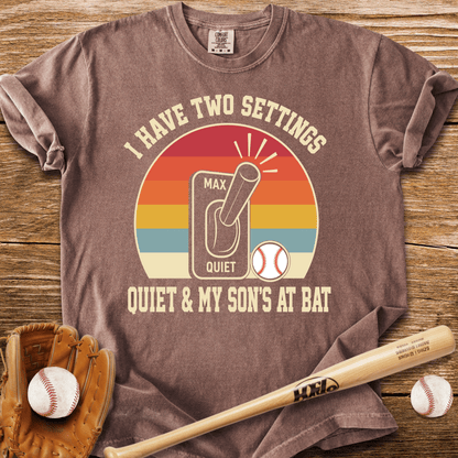 Two Settings Son's At Bat T-Shirt - HomeRun PrintsComfort Colors
