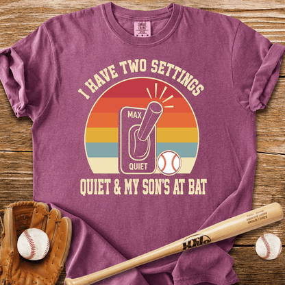 Two Settings Son's At Bat T-Shirt - HomeRun PrintsComfort Colors