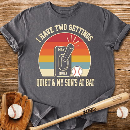 Two Settings Son's At Bat T-Shirt - HomeRun PrintsT-Shirt