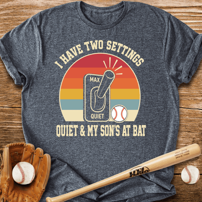 Two Settings Son's At Bat T-Shirt - HomeRun PrintsT-Shirt