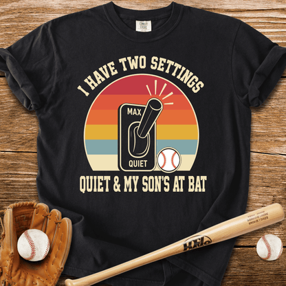 Two Settings Son's At Bat T-Shirt - HomeRun PrintsComfort Colors
