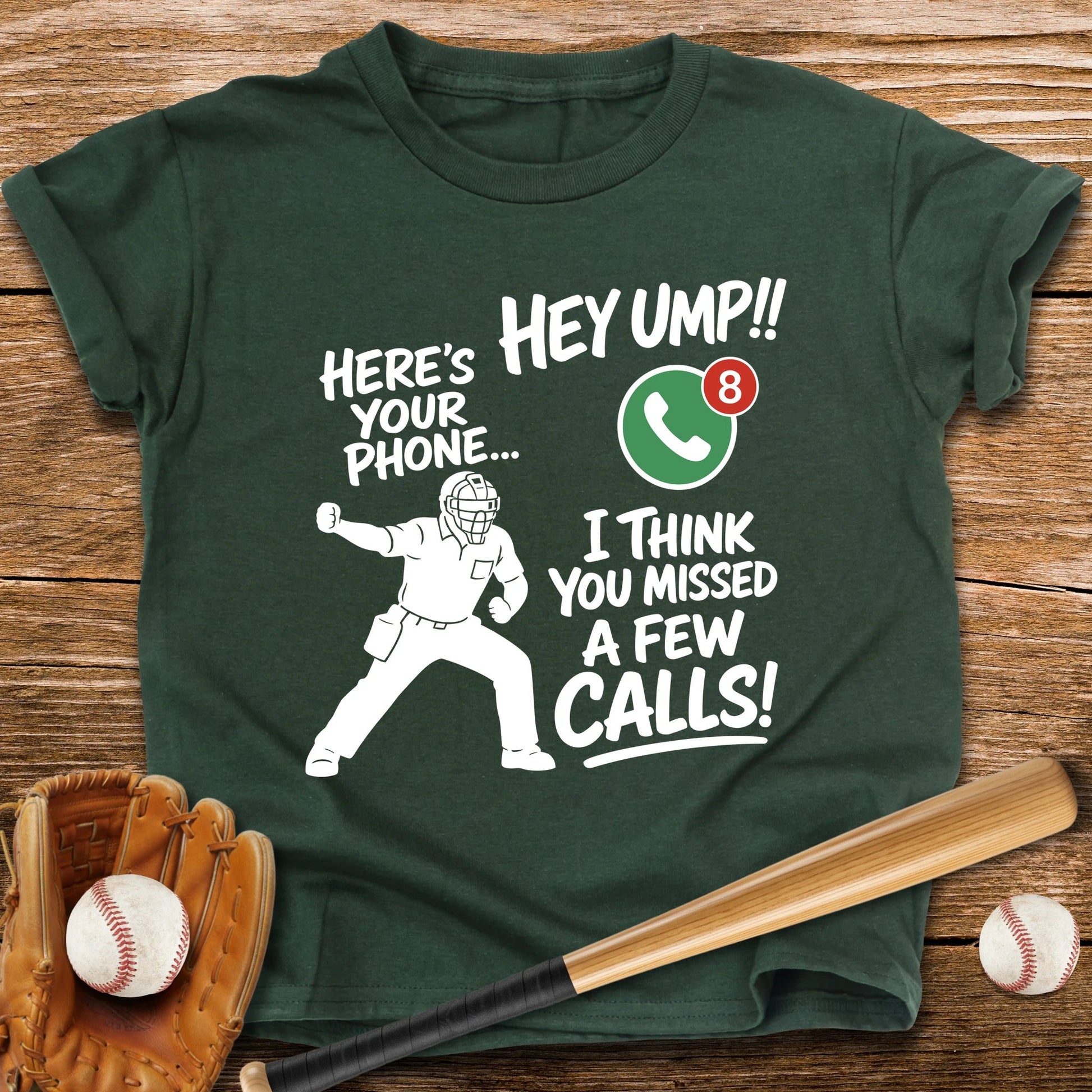 Ump Missed Calls Phone Youth Tee - HomeRun PrintsKids clothes