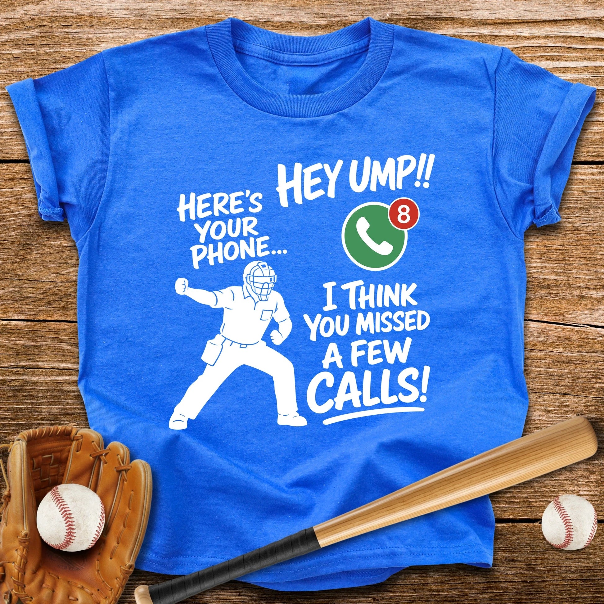 Ump Missed Calls Phone Youth Tee - HomeRun PrintsKids clothes