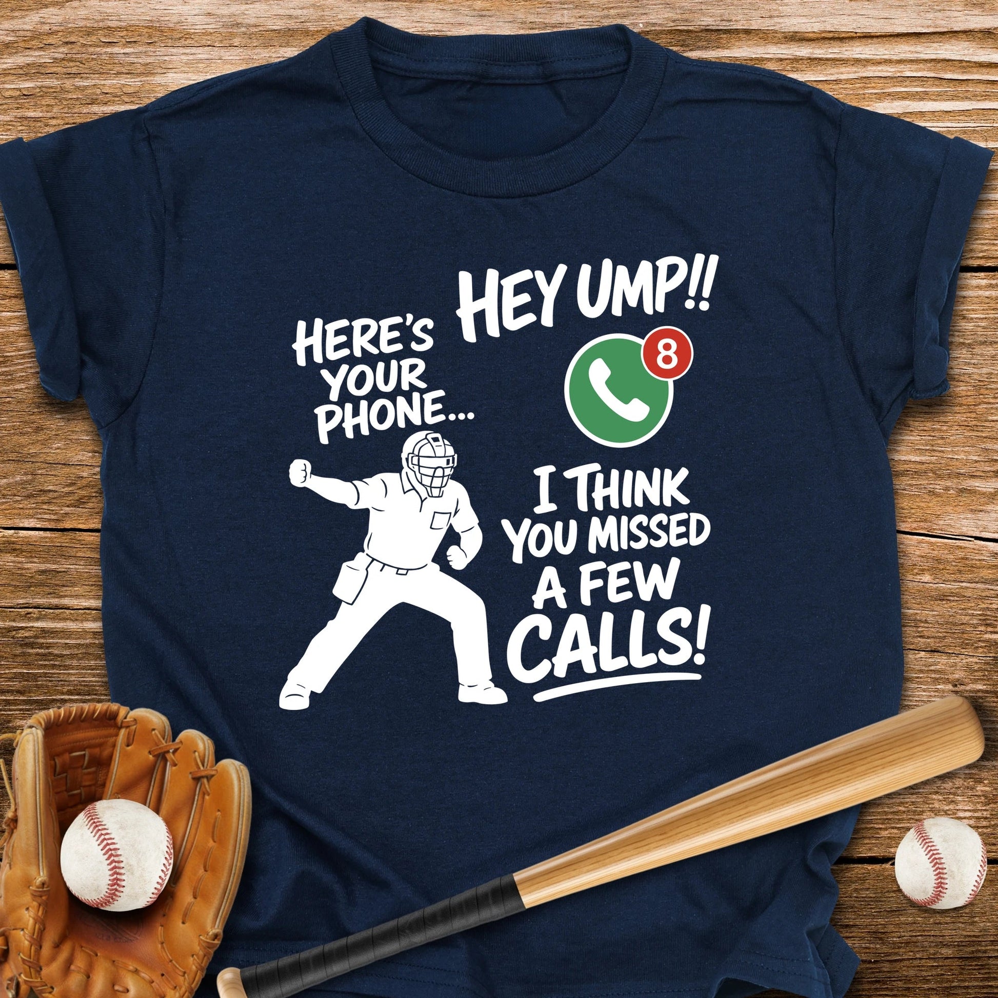 Ump Missed Calls Phone Youth Tee - HomeRun PrintsKids clothes