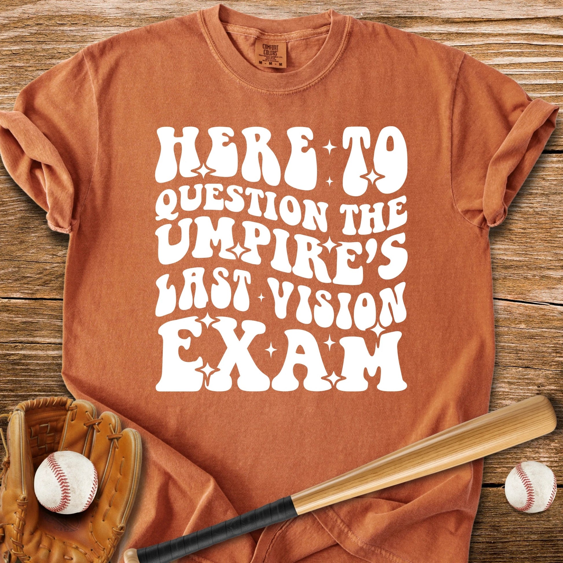 Umpire Vision Exam - HomeRun PrintsComfort Colors