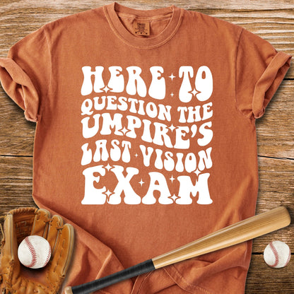 Umpire Vision Exam - HomeRun PrintsComfort Colors