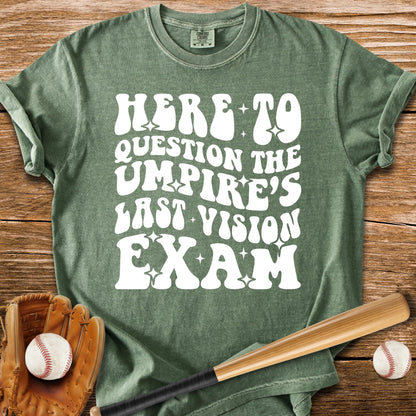 Umpire Vision Exam - HomeRun PrintsComfort Colors