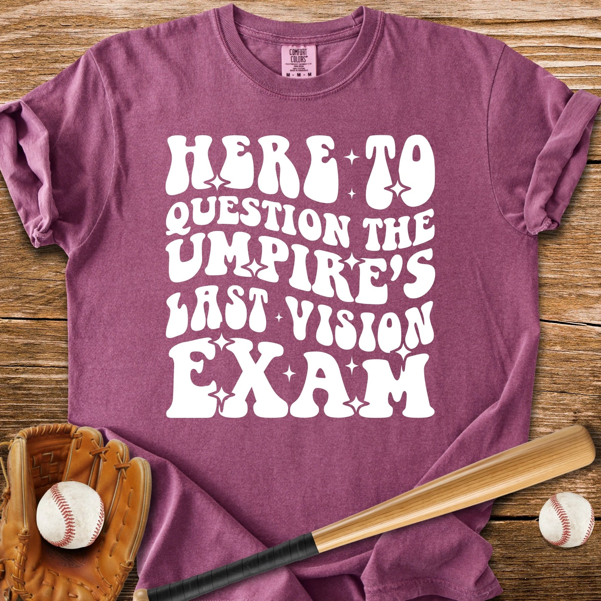 Umpire Vision Exam - HomeRun PrintsComfort Colors