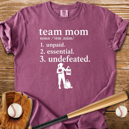 Unpaid Essential Undefeated - HomeRun PrintsComfort Colors