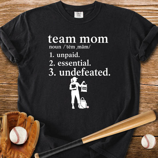Unpaid Essential Undefeated - HomeRun PrintsComfort Colors