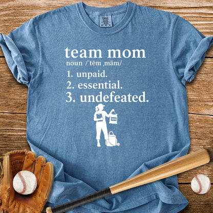 Unpaid Essential Undefeated - HomeRun PrintsComfort Colors
