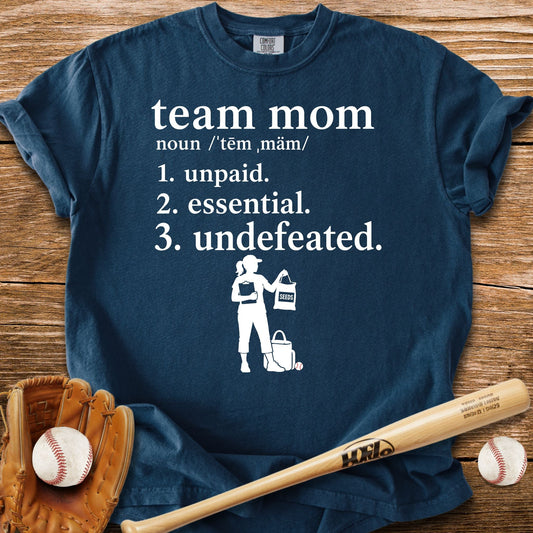Unpaid Essential Undefeated T-Shirt - HomeRun PrintsComfort Colors