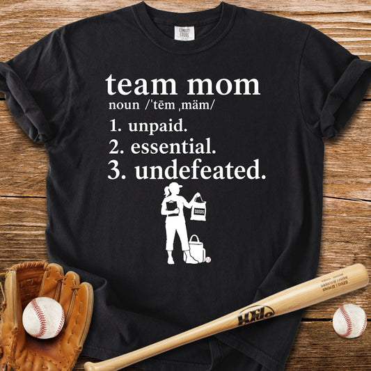 Unpaid Essential Undefeated T-Shirt - HomeRun PrintsComfort Colors