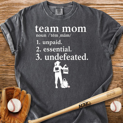 Unpaid Essential Undefeated T-Shirt - HomeRun PrintsComfort Colors
