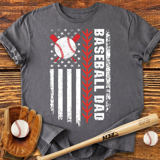 USA Baseball Dad T-Shirt - HomeRun PrintsT-Shirt