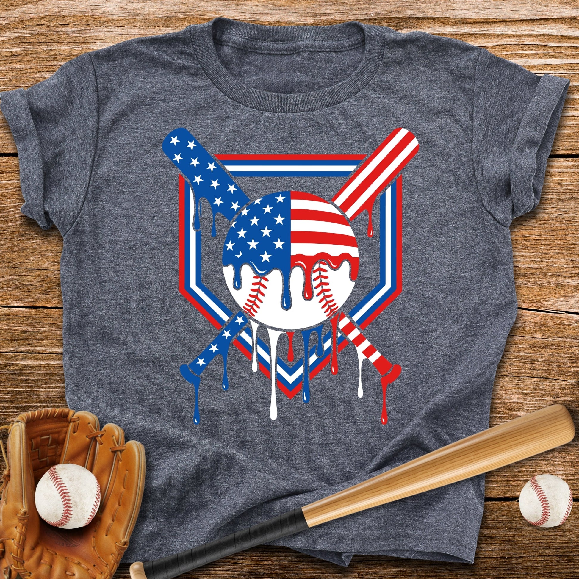 USA Baseball Drip Youth Tee - HomeRun PrintsKids clothes