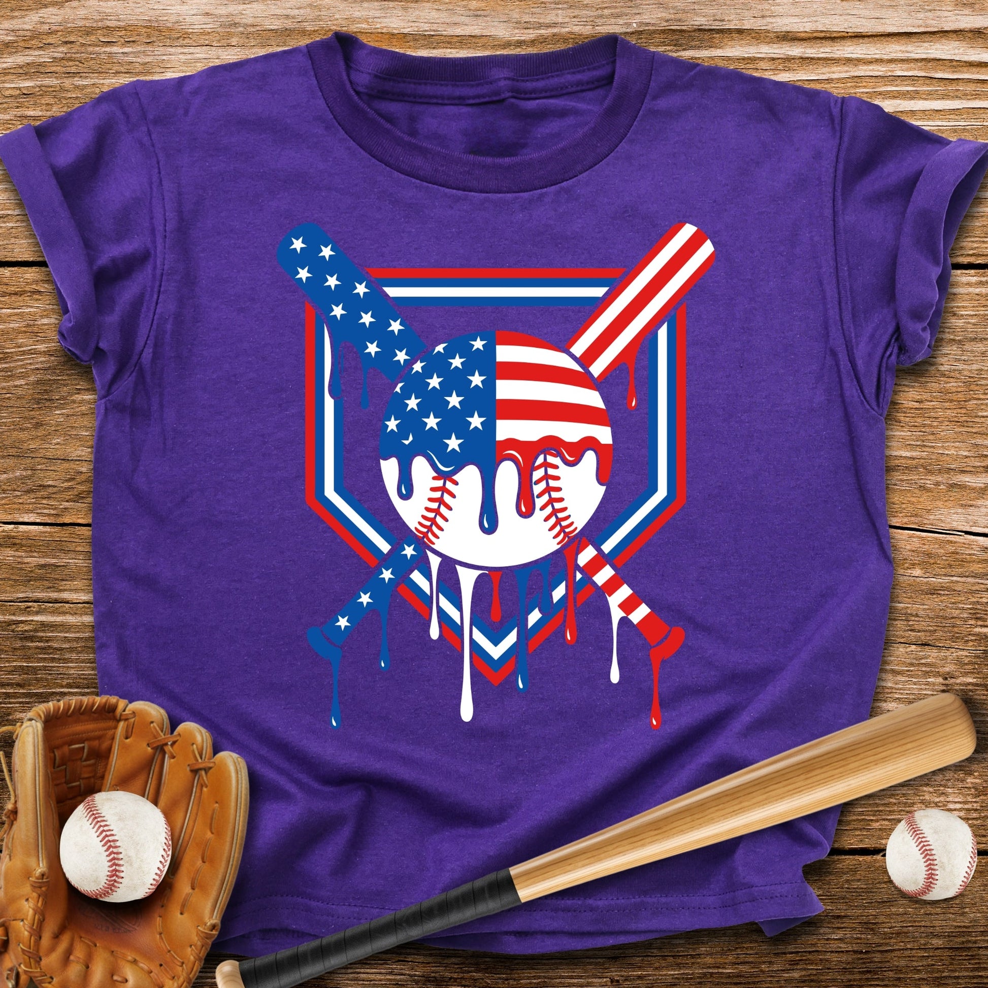 USA Baseball Drip Youth Tee - HomeRun PrintsKids clothes