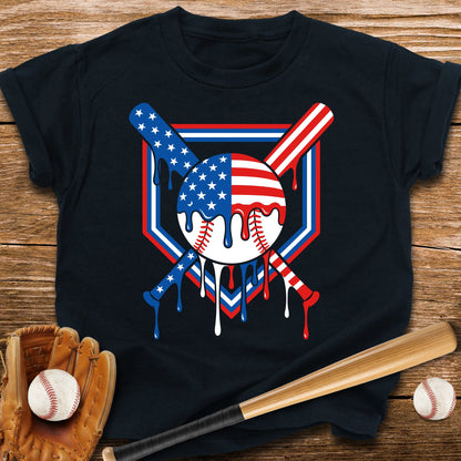USA Baseball Drip Youth Tee - HomeRun PrintsKids clothes