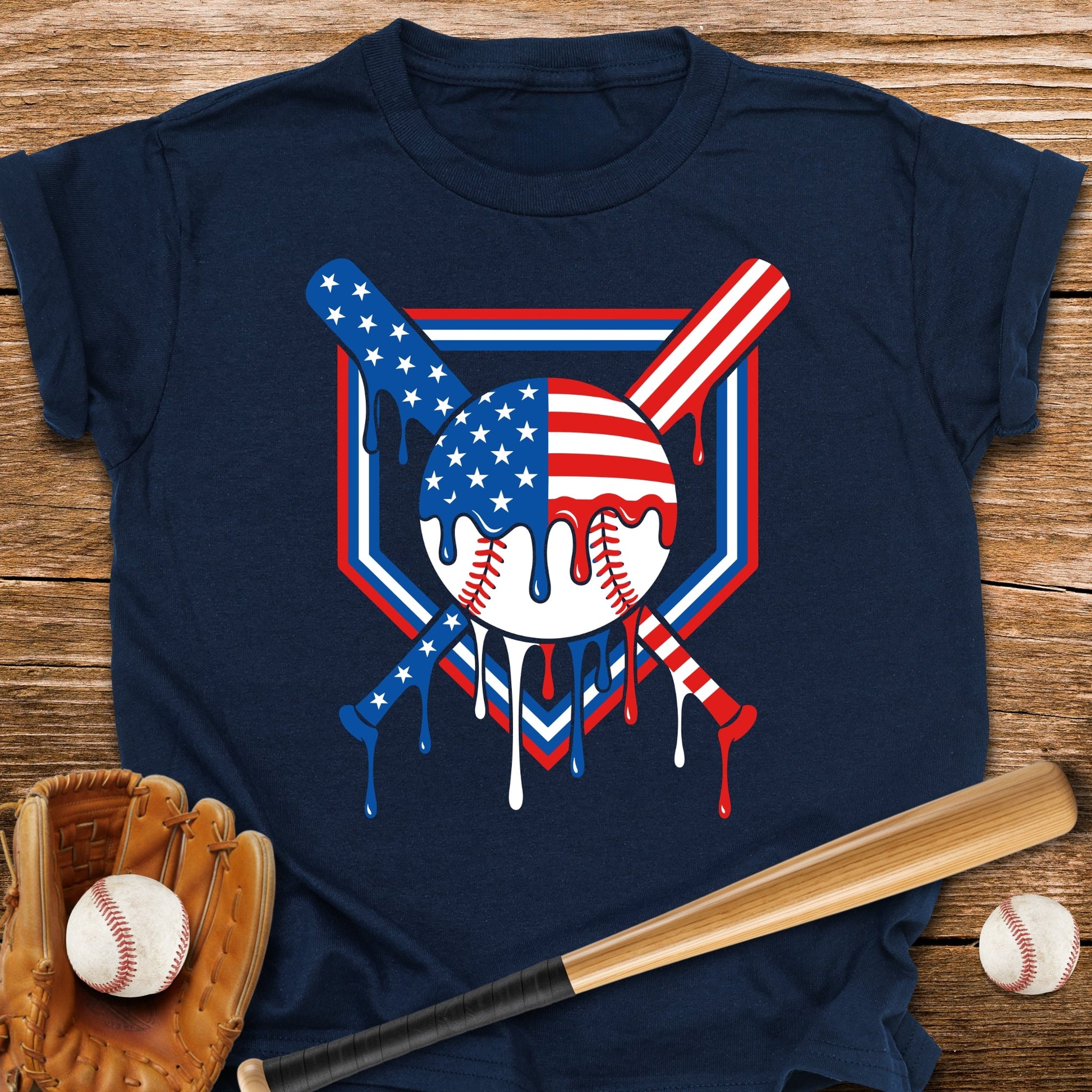 USA Baseball Drip Youth Tee - HomeRun PrintsKids clothes