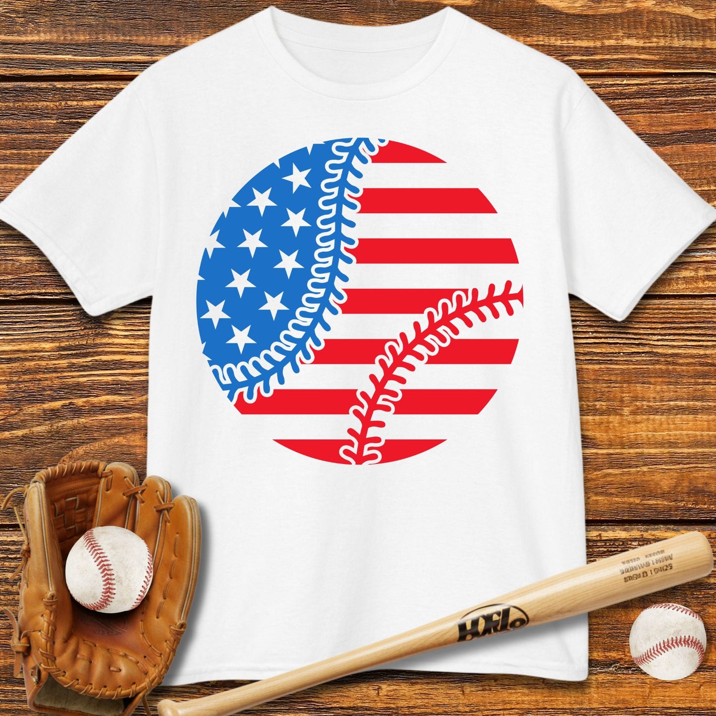 USA Baseball Kids T-shirt - HomeRun PrintsKids clothes