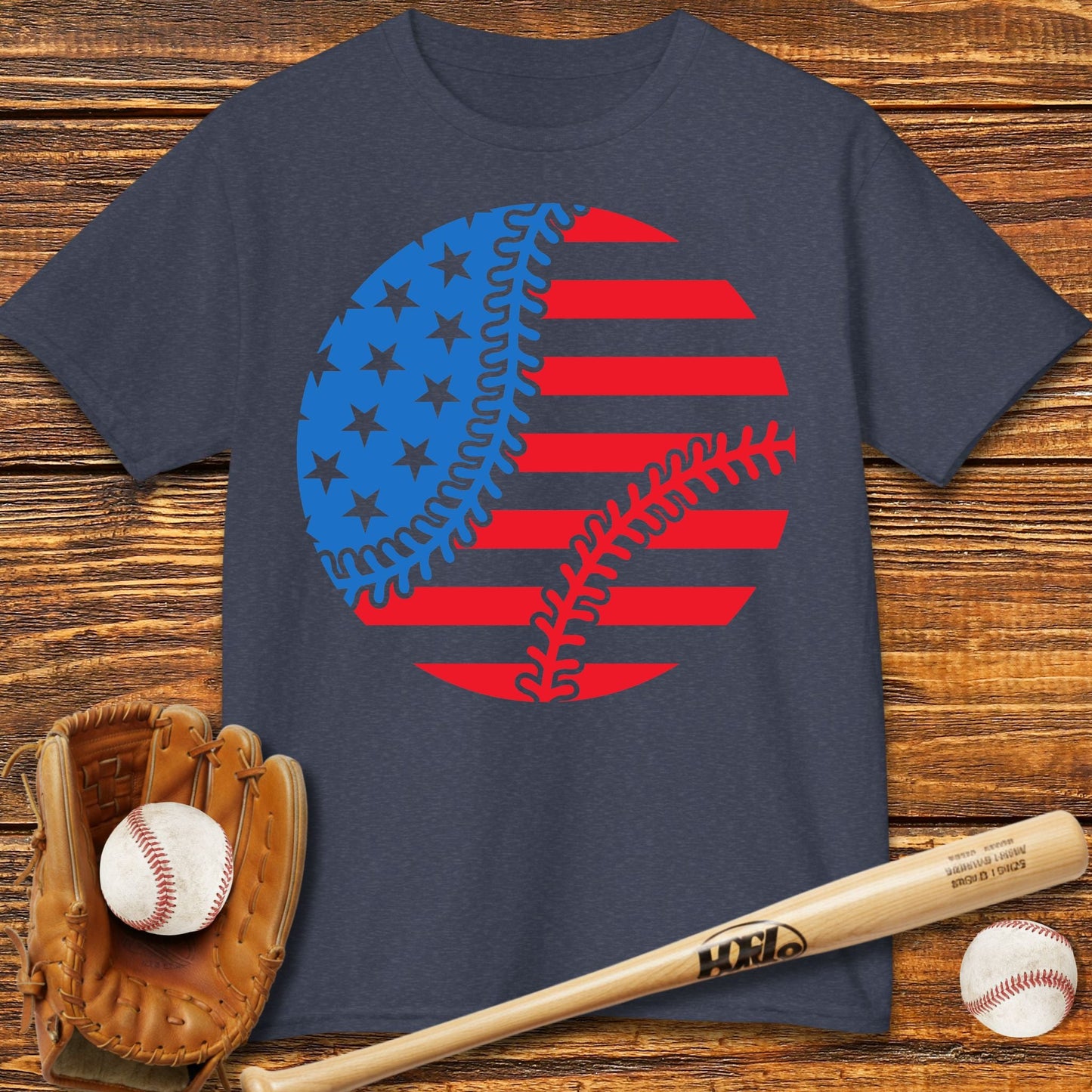 USA Baseball Kids T-shirt - HomeRun PrintsKids clothes