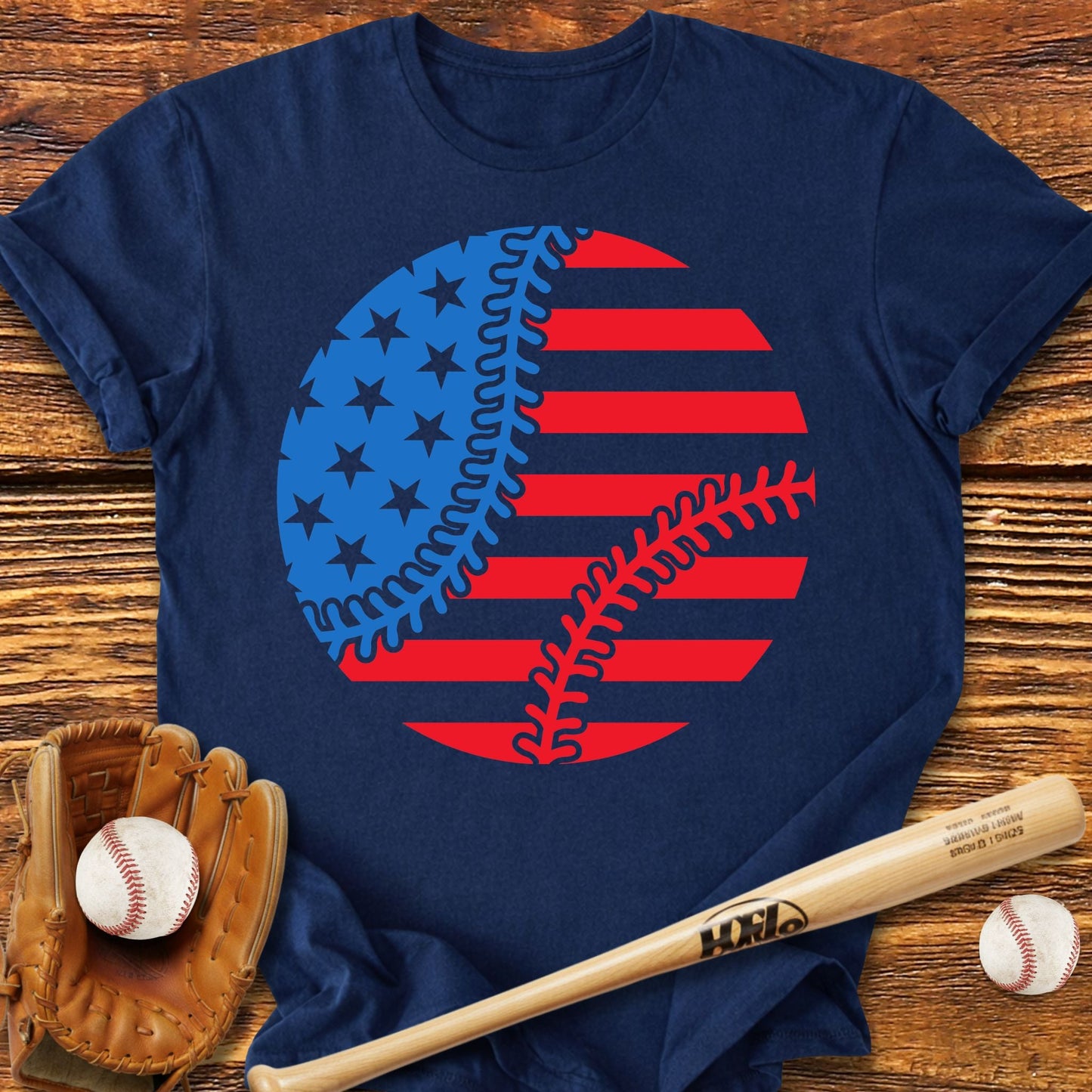 USA Baseball T-Shirt - HomeRun PrintsT-Shirt
