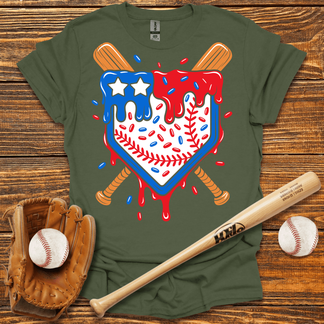 Usa Drip T-Shirt - HomeRun PrintsT-Shirt