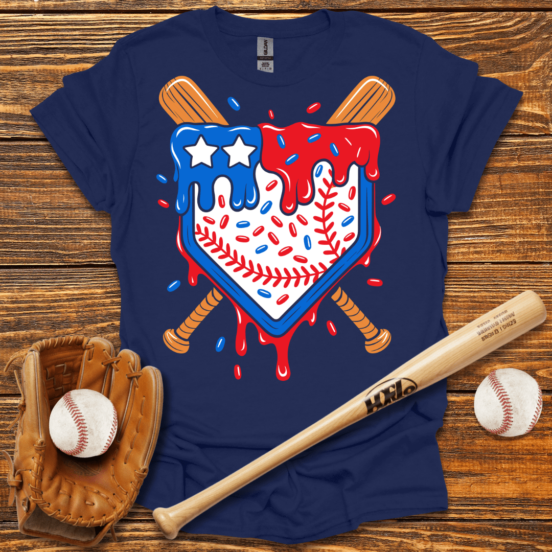 Usa Drip T-Shirt - HomeRun PrintsT-Shirt