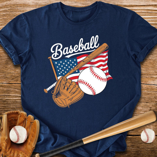 USA Flag - HomeRun PrintsT-Shirt