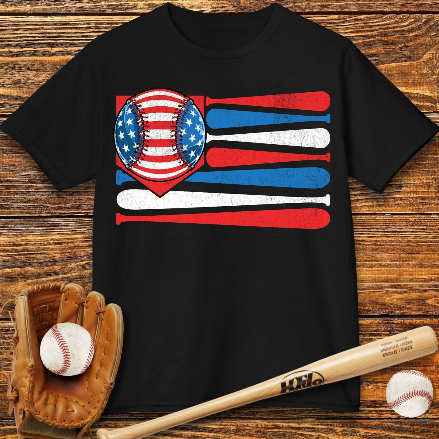 Usa Flag Kids T-Shirt - HomeRun PrintsKids clothes