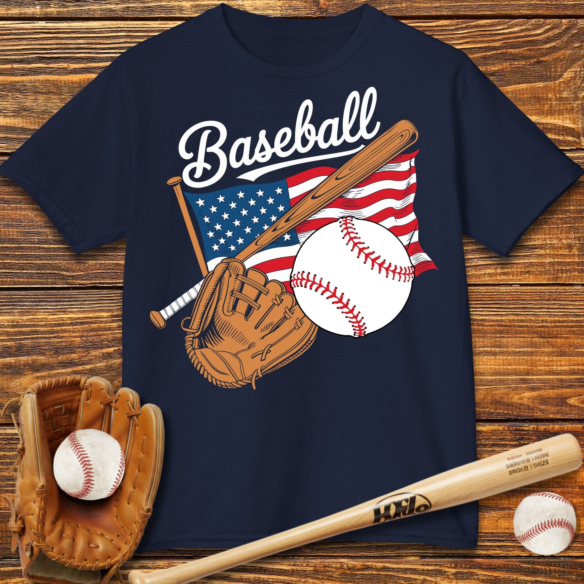 USA Flag Kids T-Shirt - HomeRun PrintsKids clothes