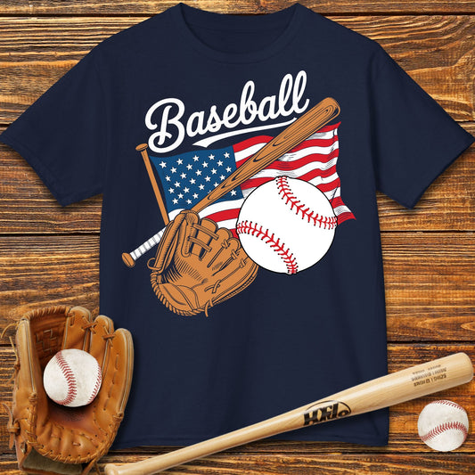 USA Flag Kids T-Shirt - HomeRun PrintsKids clothes