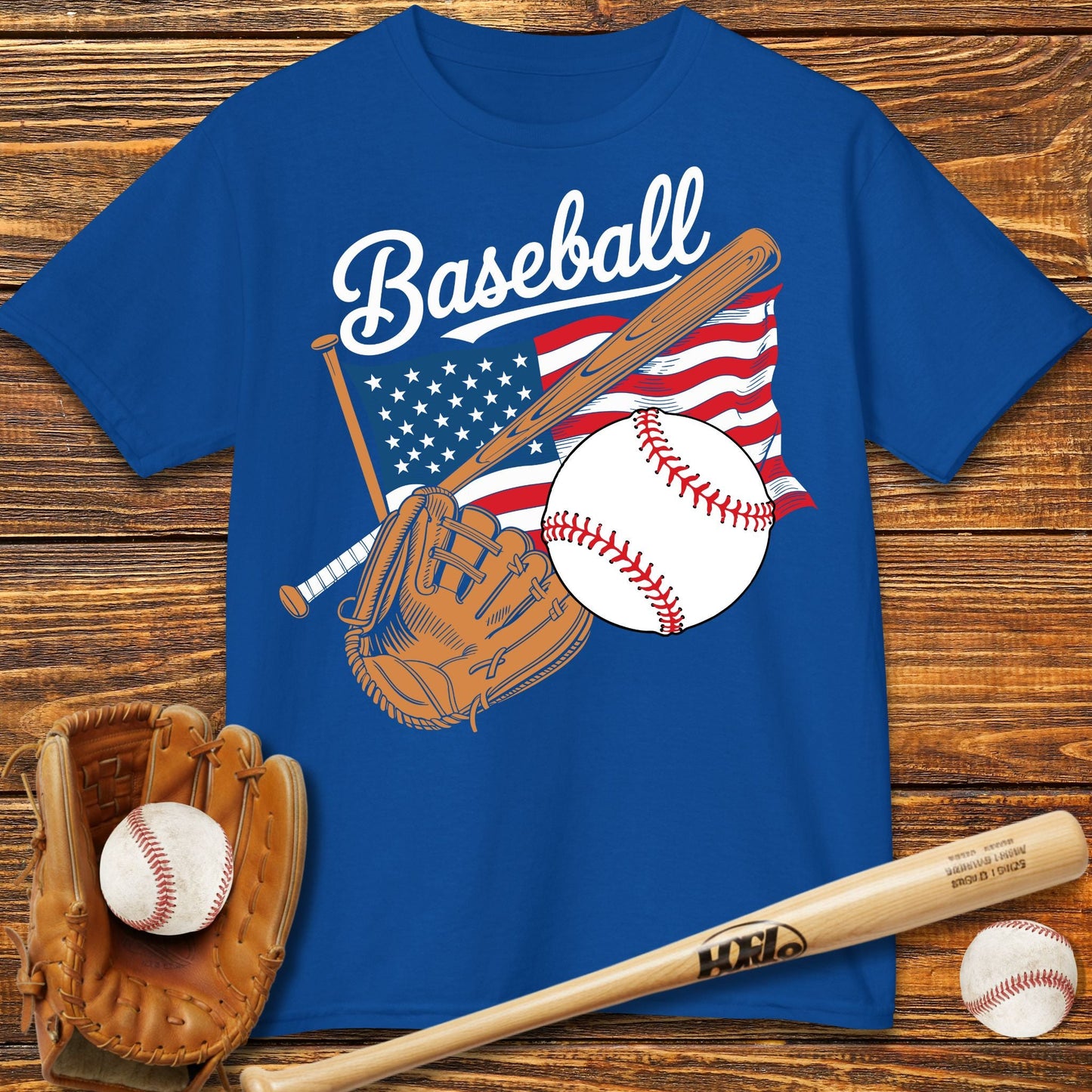 USA Flag Kids T-Shirt - HomeRun PrintsKids clothes