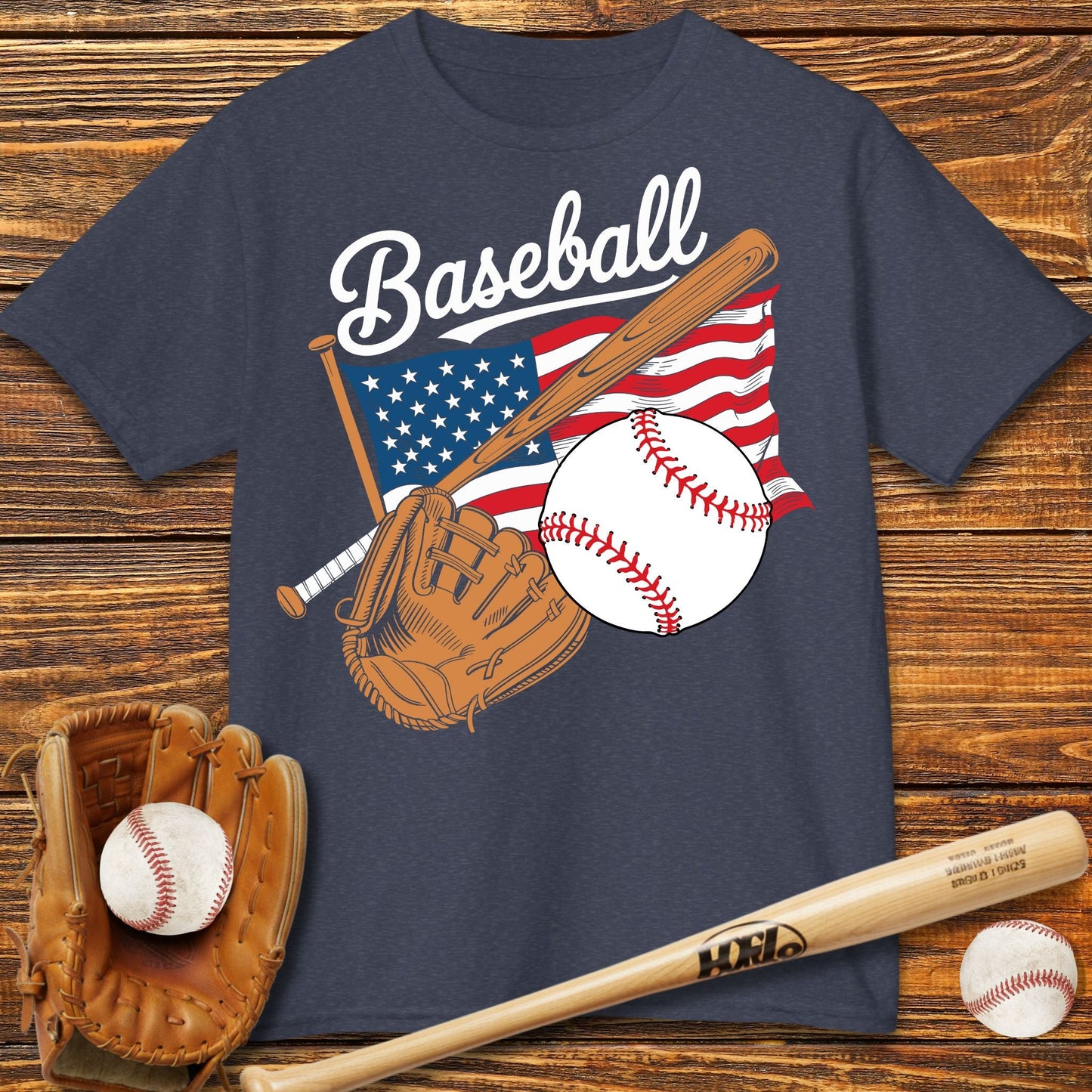 USA Flag Kids T-Shirt - HomeRun PrintsKids clothes
