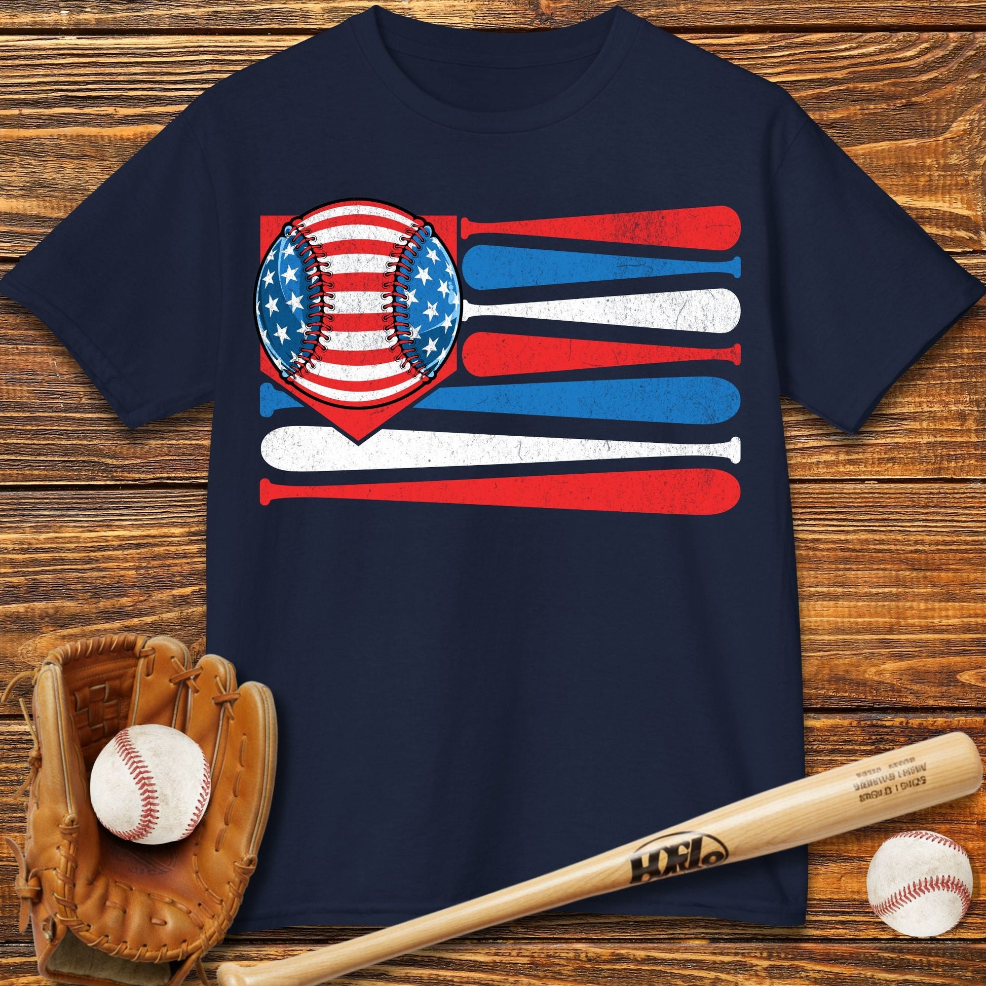 Usa Flag Kids T-Shirt - HomeRun PrintsKids clothes