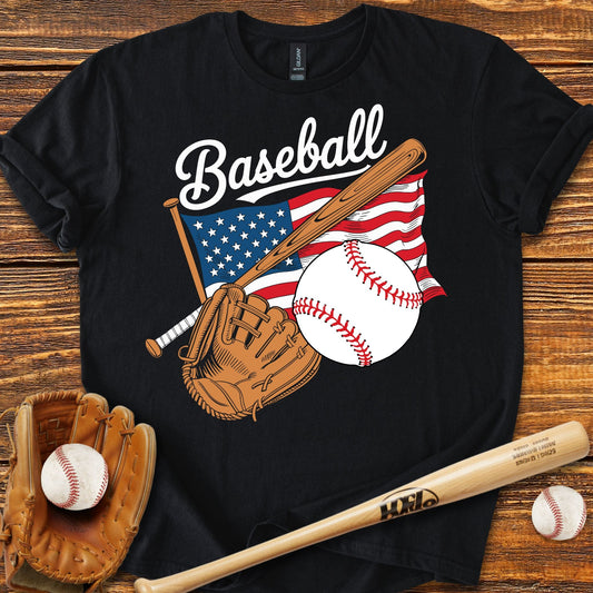 USA Flag T-Shirt - HomeRun PrintsT-Shirt