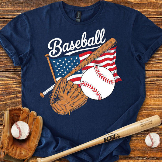 USA Flag T-Shirt - HomeRun PrintsT-Shirt