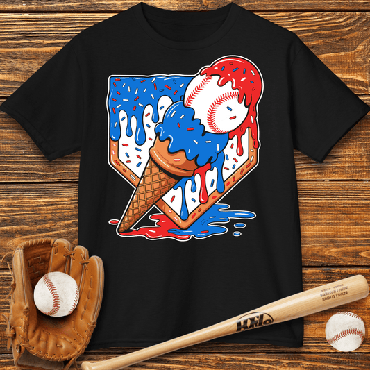 USA Ice Cream Drip Kids T-Shirt - HomeRun PrintsKids clothes