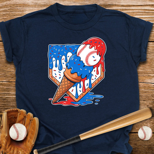 USA Ice Cream Drip Youth Tee - HomeRun PrintsKids clothes