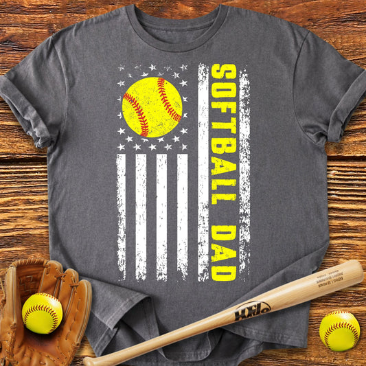 USA Softball Dad T-Shirt - HomeRun PrintsT-Shirt