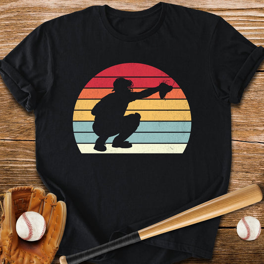 Vintage Catcher - HomeRun PrintsT-Shirt