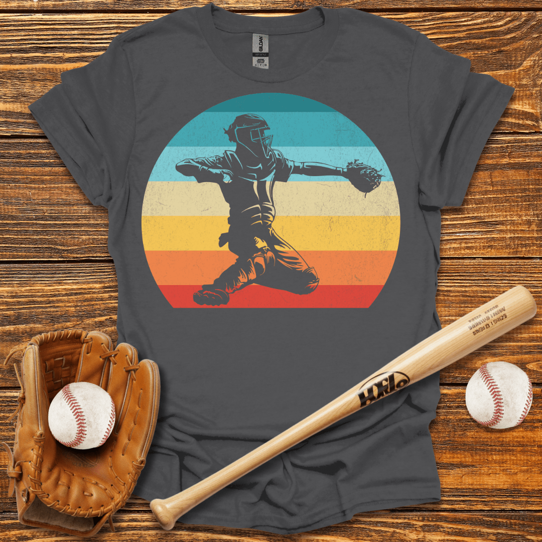 Vintage Catcher T-Shirt - HomeRun PrintsT-Shirt