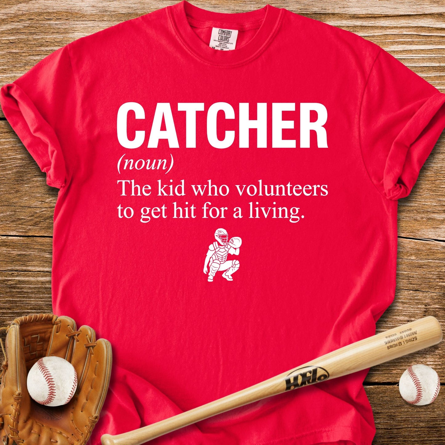 Volunteers To Get Hit T-Shirt - HomeRun PrintsComfort Colors
