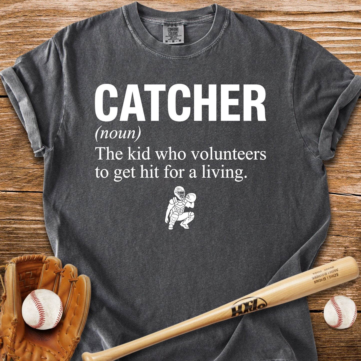 Volunteers To Get Hit T-Shirt - HomeRun PrintsComfort Colors