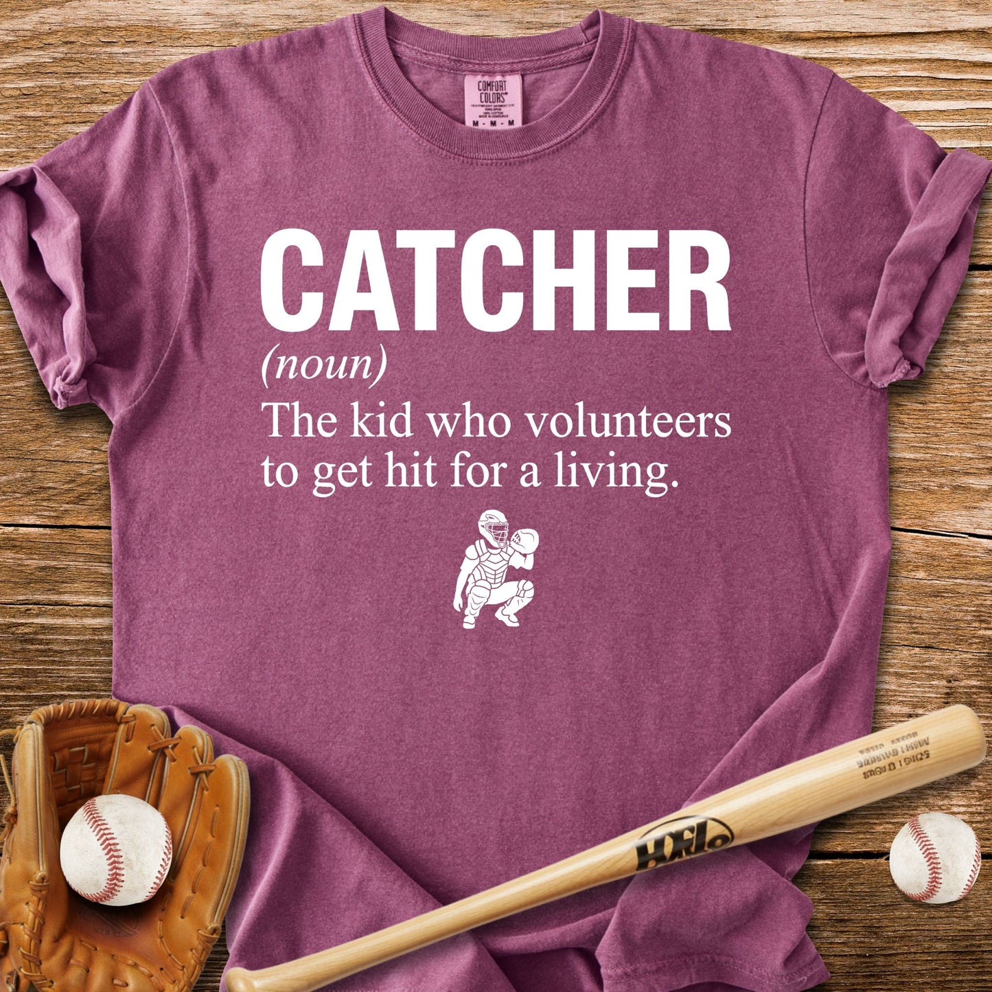 Volunteers To Get Hit T-Shirt - HomeRun PrintsComfort Colors