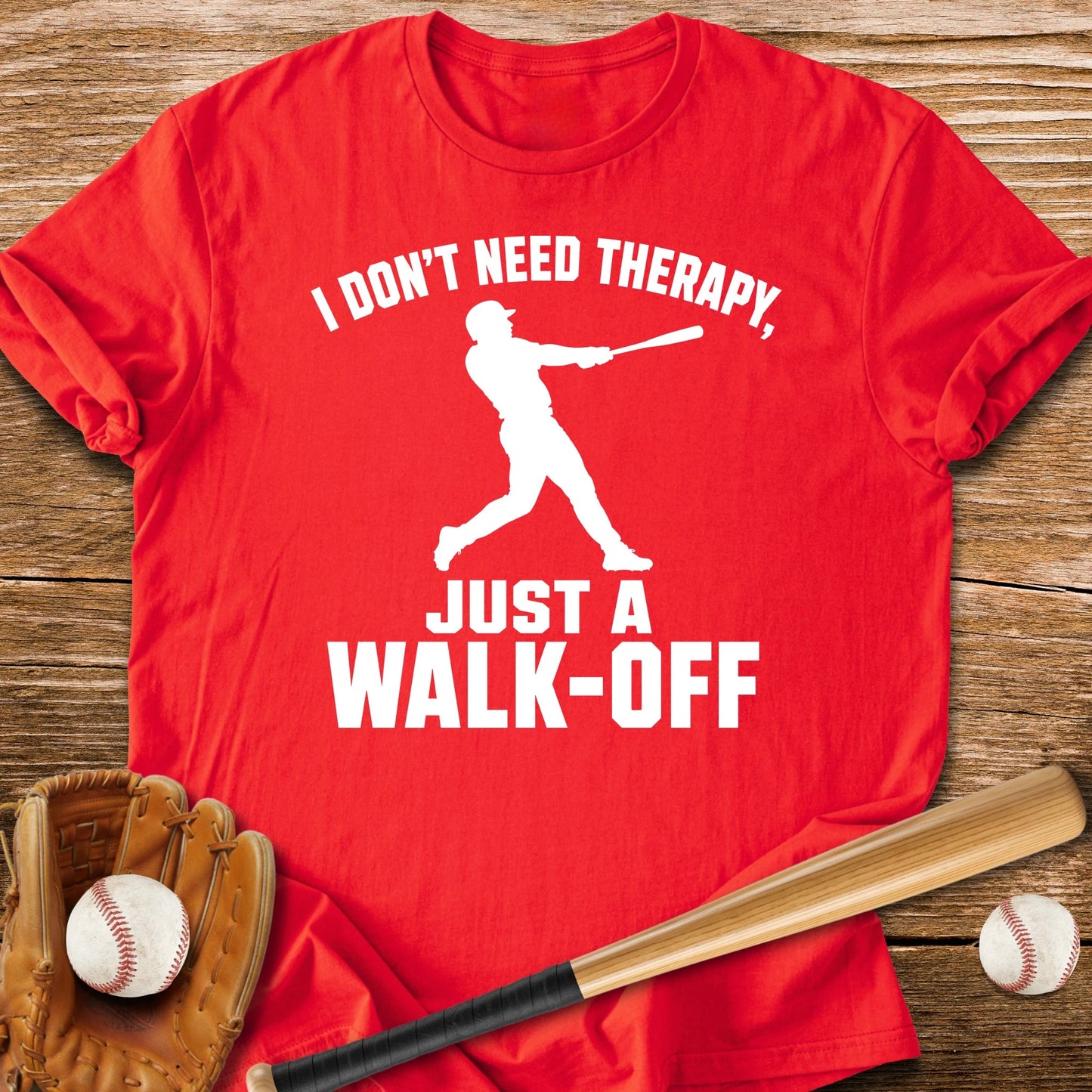 Walk-Off Beats Therapy - HomeRun PrintsT-Shirt