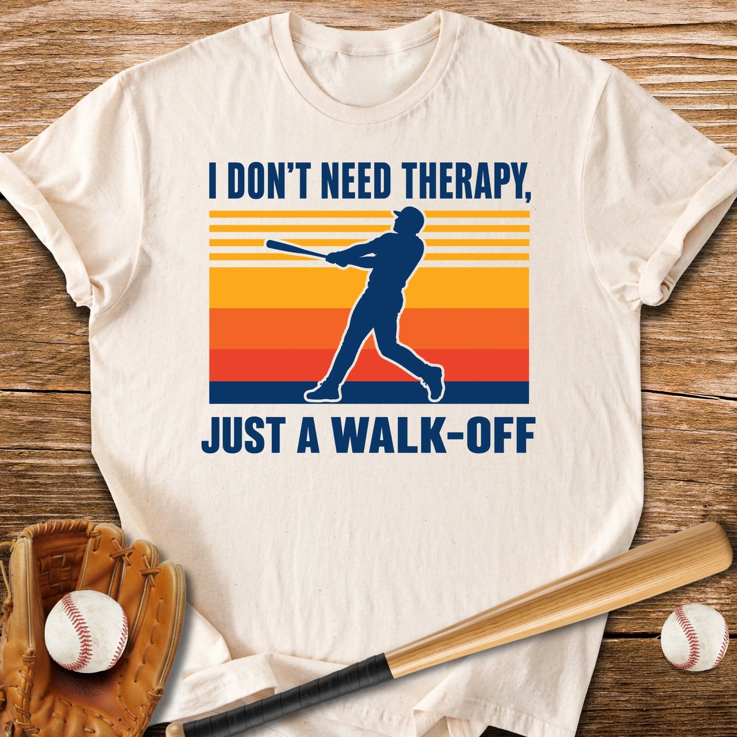 Walk-Off Beats Therapy - HomeRun PrintsT-Shirt