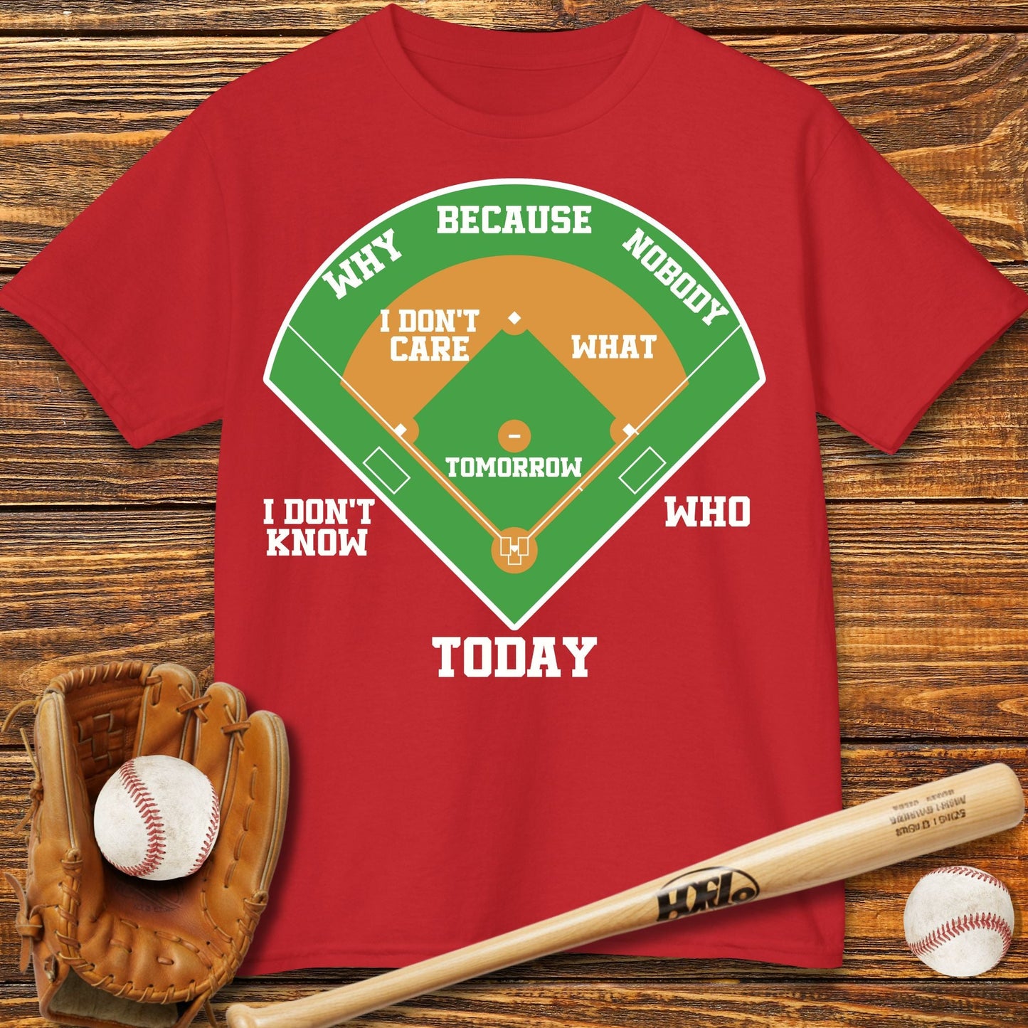 Who's on First Kids T-Shirt - HomeRun PrintsKids clothes